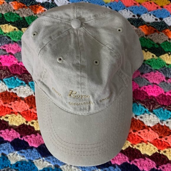 Vintage 90s Monochrome Khaki Royal Car Dealership Strapback Dad Hat Chev… - Picture 7 of 11
